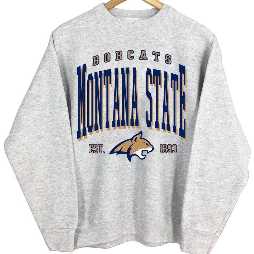 NCAA Montana State Bobcats University Varsity Athletic Teams Sweatshirt Shirt